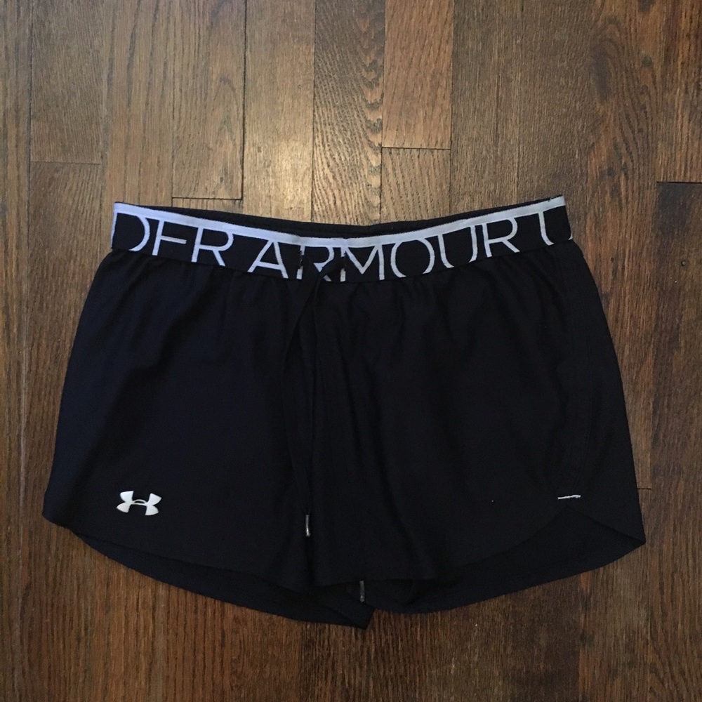 Black Under Armour sport shorts